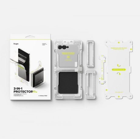 Ringke Samsung Galaxy Z Flip 7 Skjermbeskytter 3-in-1 Protector Pro