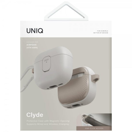 UNIQ AirPods 4 Deksel Clyde Beige