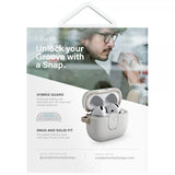 UNIQ AirPods 4 Deksel Clyde Beige