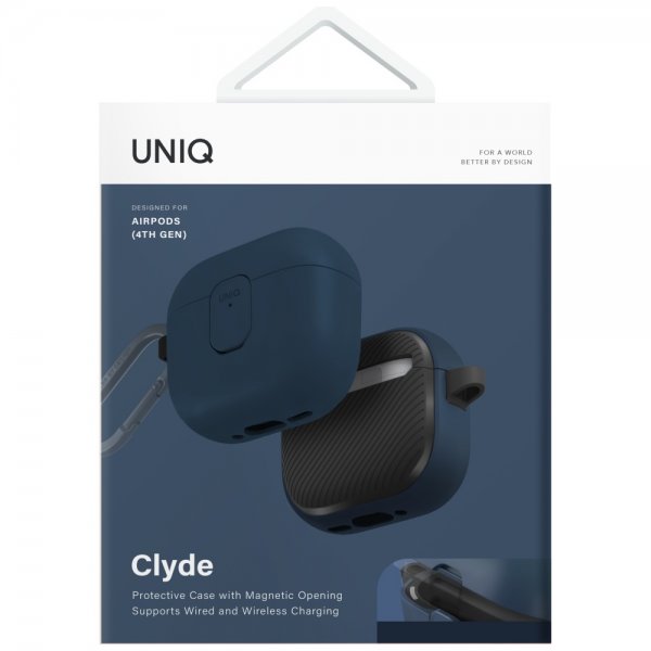 UNIQ AirPods 4 Deksel Clyde Blå