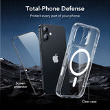 ESR iPhone 17 Deksel og Skjermbeskytter Classic Hybrid MagSafe Set Transparent