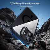 ESR iPhone 17 Deksel og Skjermbeskytter Classic Hybrid MagSafe Set Svart Transparent