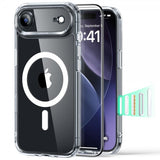 ESR iPhone Air Deksel og Skjermbeskytter Classic Hybrid MagSafe Set Transparent