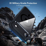 ESR iPhone Air Deksel og Skjermbeskytter Classic Hybrid MagSafe Set Svart Transparent