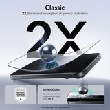 ESR iPhone 17 Pro Max Skjermbeskytter UltraFit 2-pakning