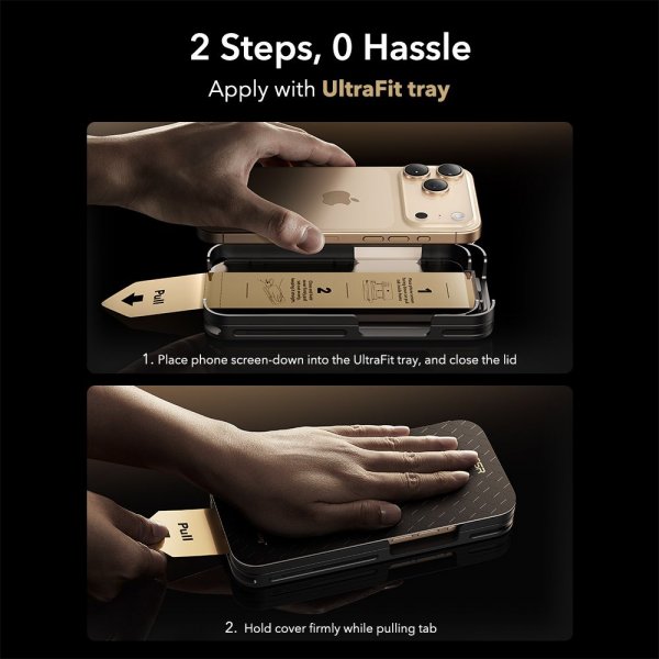 ESR iPhone 17 Pro Skjermbeskytter UltraFit Armorite