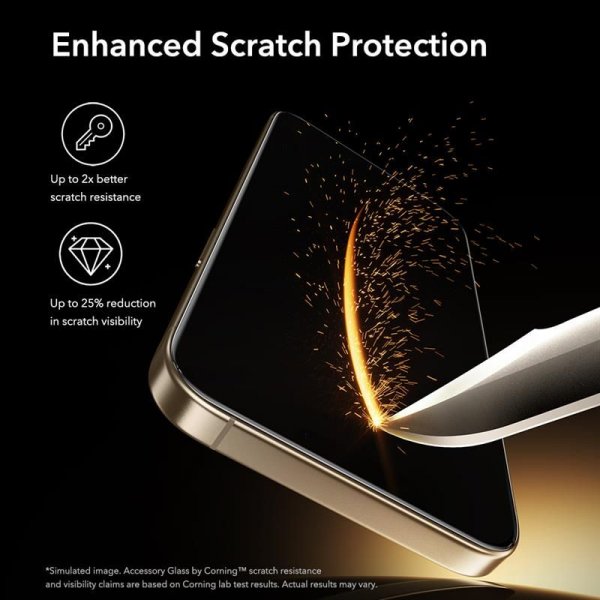 ESR iPhone 17 Pro Max Skjermbeskytter UltraFit Armorite