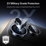 ESR iPhone 14/15/16/17 Pro & Pro Max Kamerabeskytter Armorite Svart
