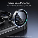 ESR iPhone 14/15/16/17 Pro & Pro Max Kamerabeskytter Armorite Transparent