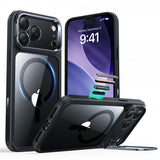 ESR iPhone 17 Pro Max Deksel Classic Hybrid Kickstand MagSafe Svart Transparent