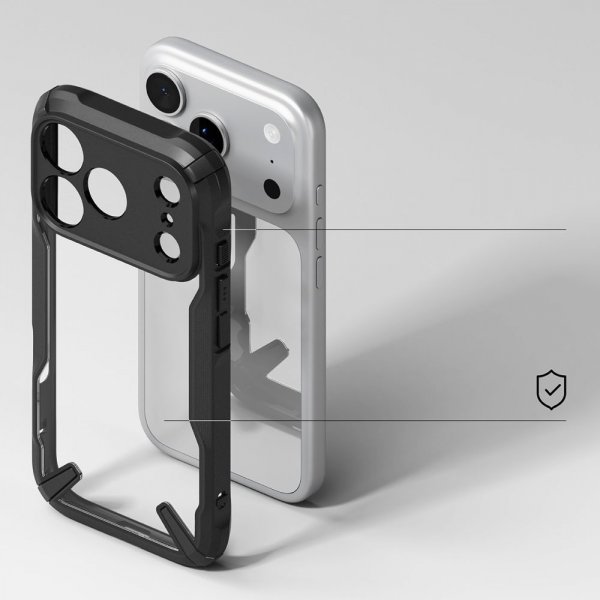 Ringke iPhone 17 Pro Max Deksel Fusion X Svart