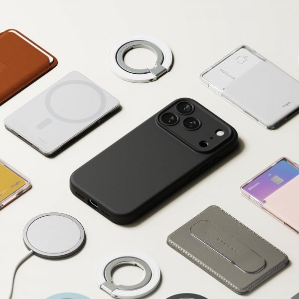 Ringke iPhone 17 Pro Max Deksel Silicone Magnetic Svart