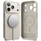 Ringke iPhone 17 Pro Max Deksel Silicone Magnetic Stone