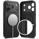 Ringke iPhone 17 Pro Deksel Silicone Magnetic Lilla