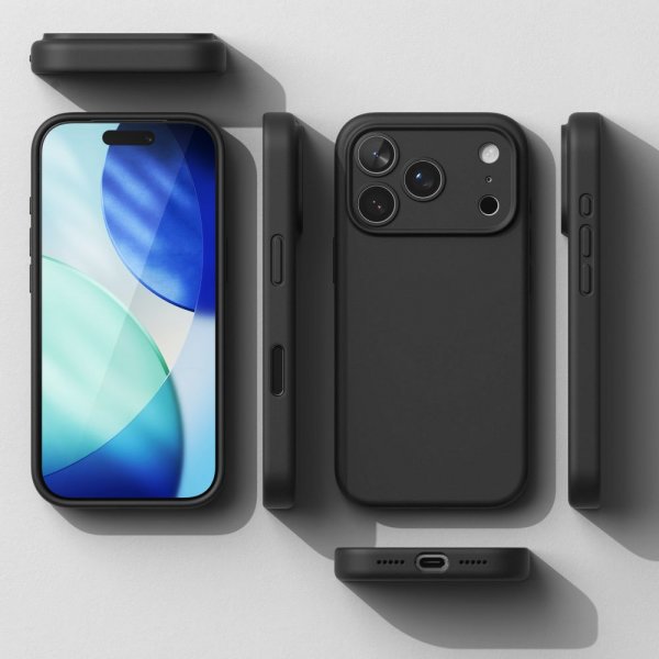Ringke iPhone 17 Pro Deksel Silicone Magnetic Lilla