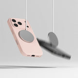 Ringke iPhone 17 Pro Deksel Silicone Magnetic Pink Sand