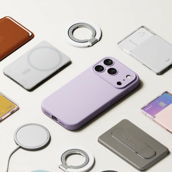 Ringke iPhone 17 Pro Deksel Silicone Magnetic Svart
