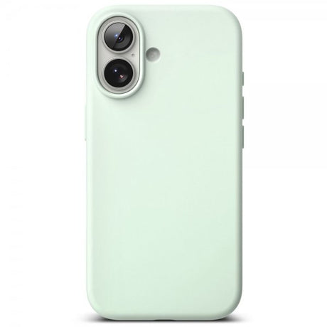 Ringke iPhone 17 Deksel Silicone Magnetic Soft Mint