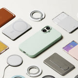Ringke iPhone 17 Deksel Silicone Magnetic Soft Mint