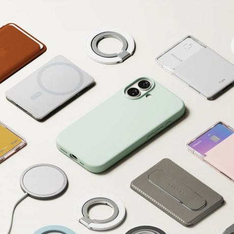 Ringke iPhone 17 Deksel Silicone Magnetic Soft Mint