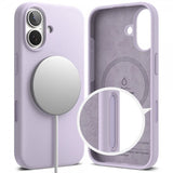 Ringke iPhone 17 Deksel Silicone Magnetic Lilla