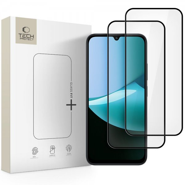 Tech-Protect Xiaomi Redmi 15C Skjermbeskytter Glass Fit+ 2-pakning