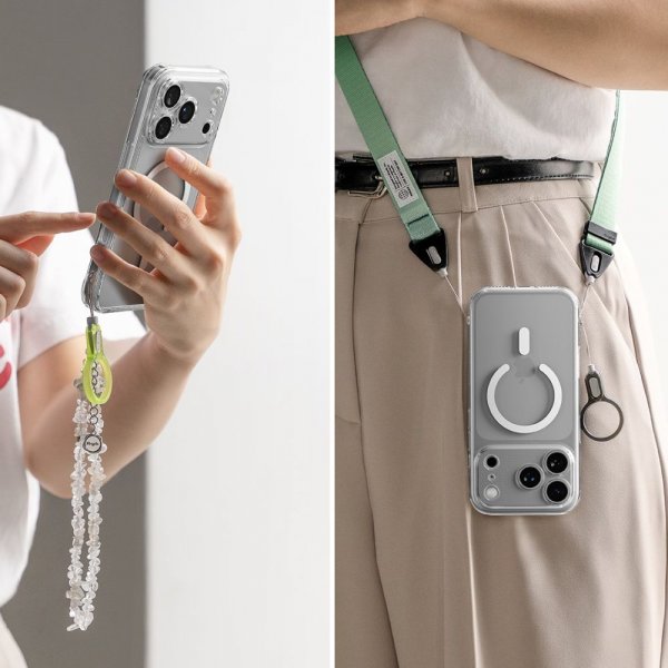 Ringke iPhone 17 Pro Deksel Fusion Magnetic Transparent