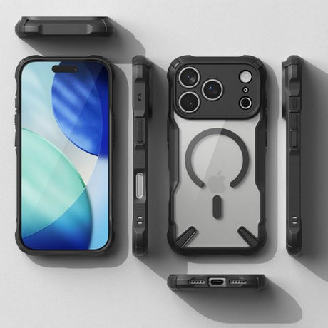 Ringke iPhone 17 Pro Deksel Fusion X Magnetic Svart