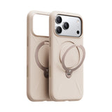 Torras iPhone 17 Pro Deksel Ostand Q3 Silicone Desert Gold