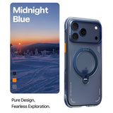 Torras iPhone 17 Pro Max Deksel Ostand Q3 Air Deep Blue
