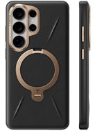 Torras Samsung Galaxy S26 Ultra Deksel Ostand Q3 Vegskin Obsidian Black