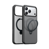 Torras iPhone 17 Pro Deksel Ostand Q3 Spin Obsidian Black