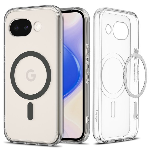 Spigen Google Pixel 10a Deksel Ultra Hybrid MagFit Clear Graphite