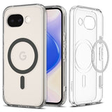 Spigen Google Pixel 10a Deksel Ultra Hybrid MagFit Clear Graphite