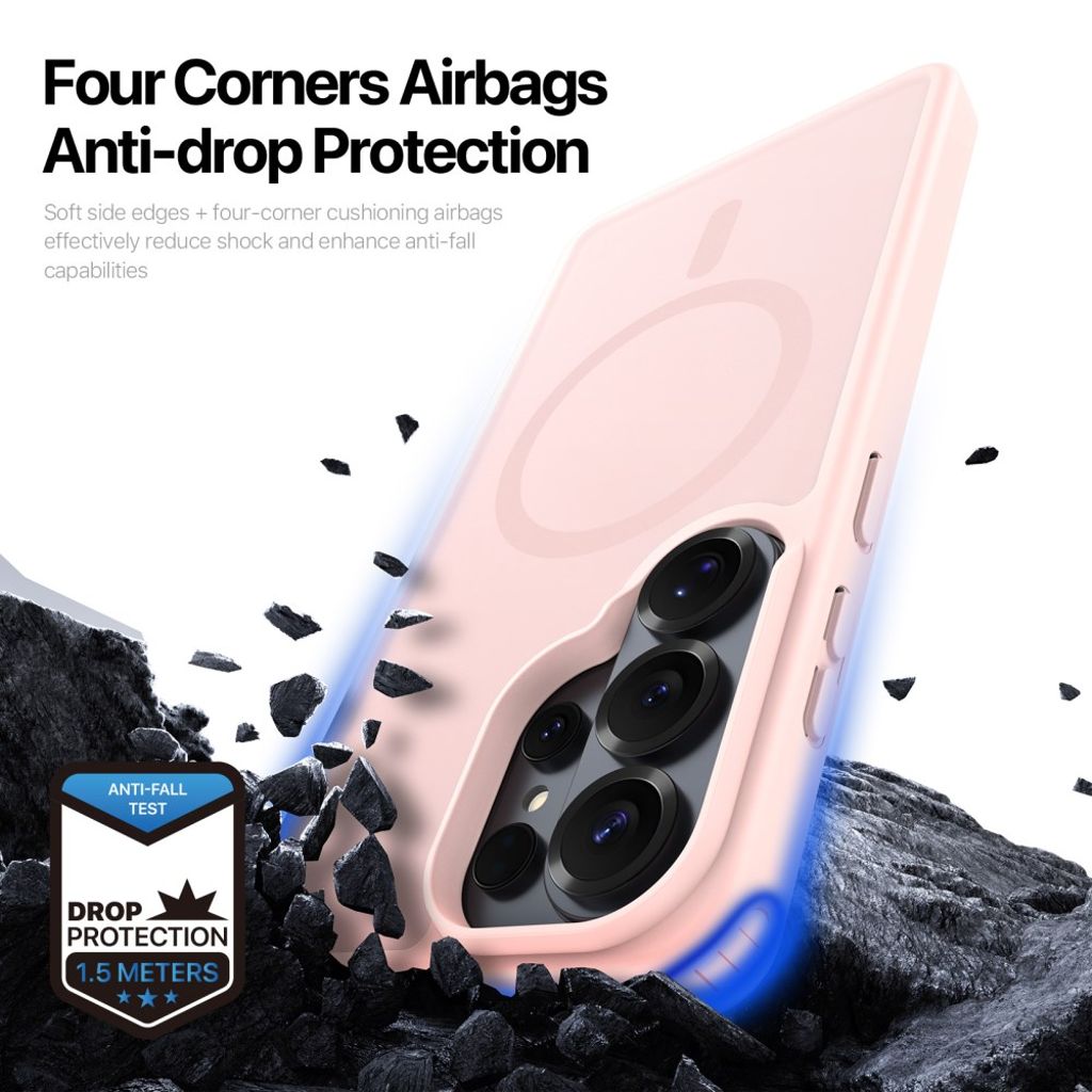 Dux Ducis Samsung Galaxy S26 Ultra Deksel Yind Series MagSafe Rosa