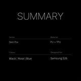 Dux Ducis Samsung Galaxy S26 Etui Skin Pro Series Blå