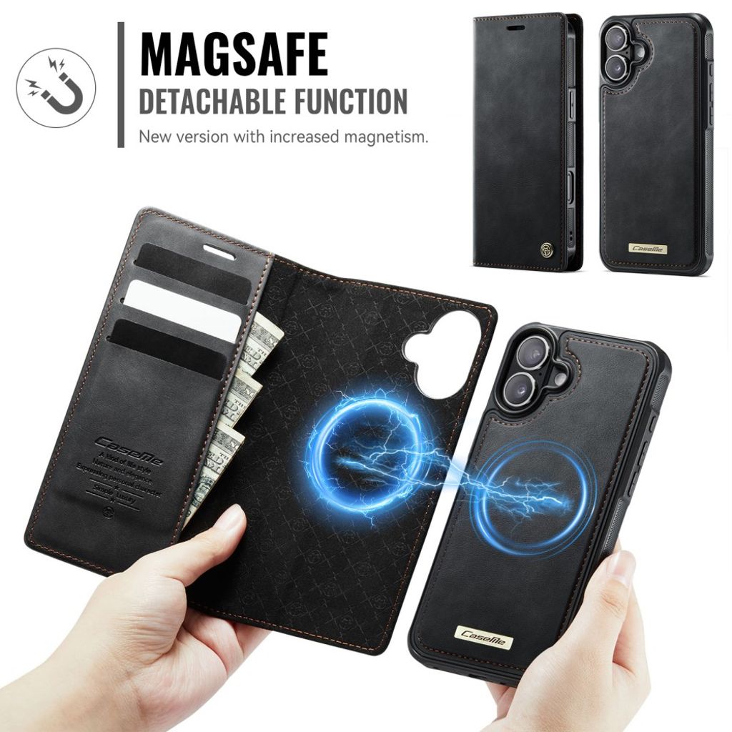 CaseMe iPhone 17 Etui C49 Series Svart