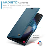 CaseMe Samsung Galaxy S24 Ultra Etui 023 Series Blå