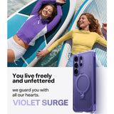 Torras Samsung Galaxy S26 Ultra Deksel Ostand Q3 Air Violet Surge