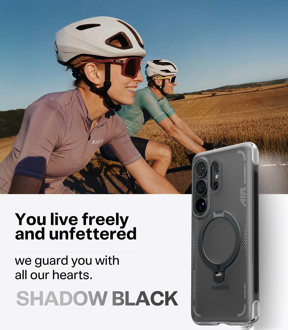 Torras Samsung Galaxy S26 Ultra Deksel Ostand Q3 Air Shadow Black
