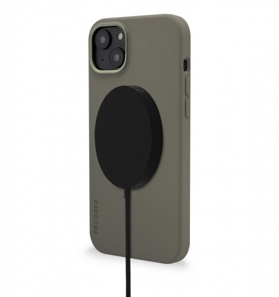 Decoded iPhone 14 Plus Deksel Silicone Backcover Olive