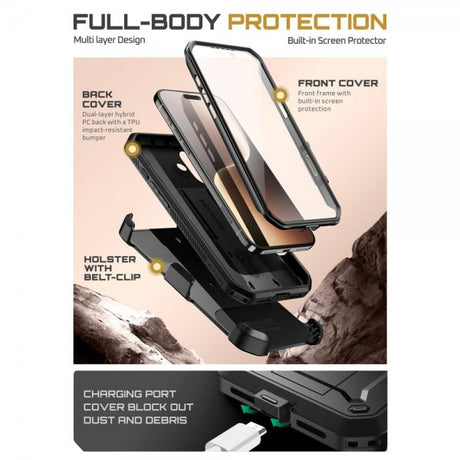 Supcase iPhone 17 Deksel UB Pro Svart