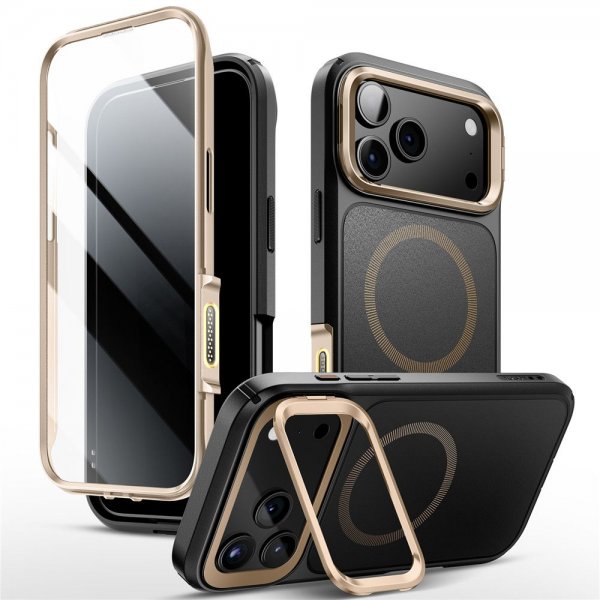 Supcase iPhone 17 Pro Deksel Ares Flip MagSafe Gull