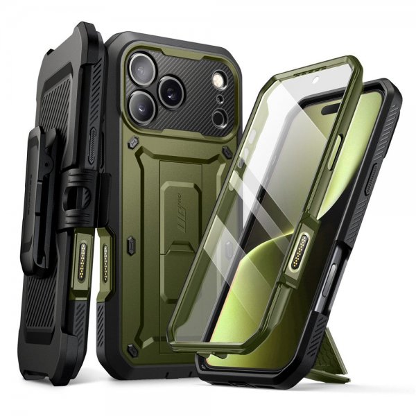 Supcase iPhone 17 Pro Deksel UB Pro Grønn