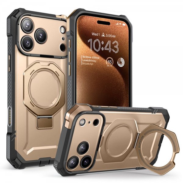 Supcase iPhone 17 Pro Deksel UB Grip MagSafe Gull