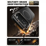 Supcase iPhone 17 Pro Max Deksel Ares Flip MagSafe Svart