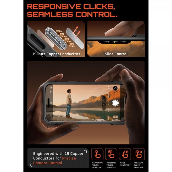 Supcase iPhone 17 Pro Max Deksel UB Grip MagSafe Gull