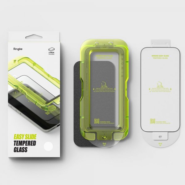 Ringke iPhone 17 Pro Max Skjermbeskytter Easy Slide 2-pakning