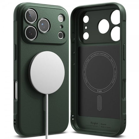Ringke iPhone 17 Pro Deksel Onyx Magnetic Grønn