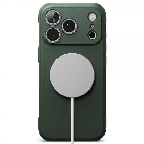 Ringke iPhone 17 Pro Deksel Onyx Magnetic Grønn